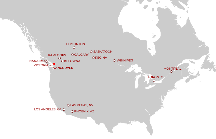 Service Location Map
